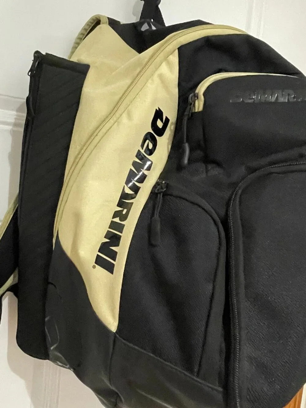 DeMarini Voodoo Era Bat Backpack Adult Baseball Softball Equipment Bag Black